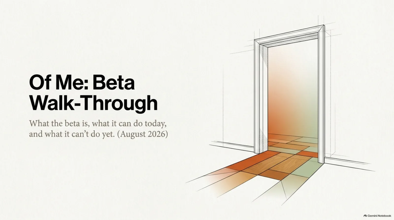 Beta walk through